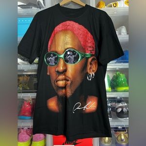 *NEW* LARGE 🏀 DENNIS RODMAN 🏀 PREMIUM MENS T-SHIRT